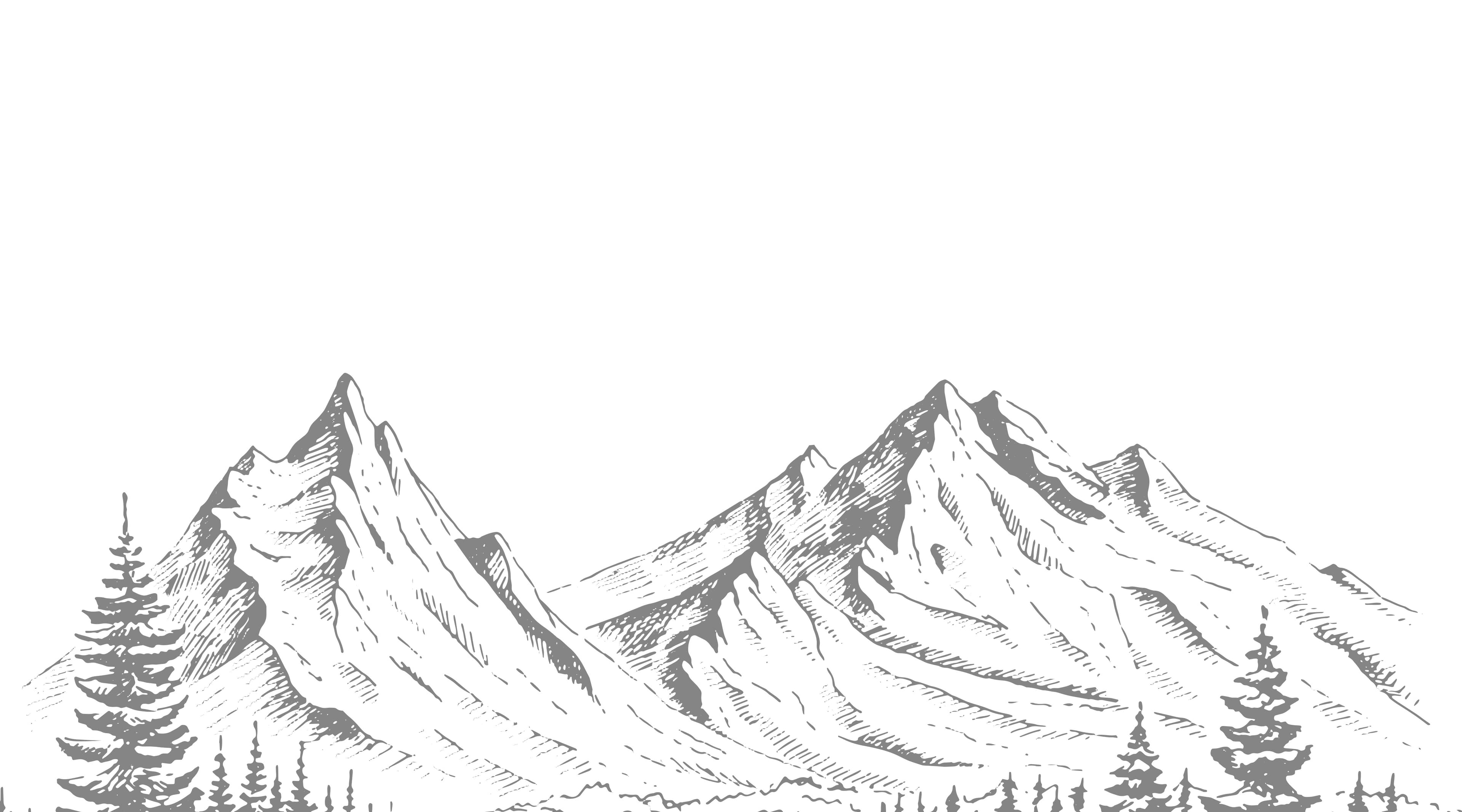 Mountain Sketch Background